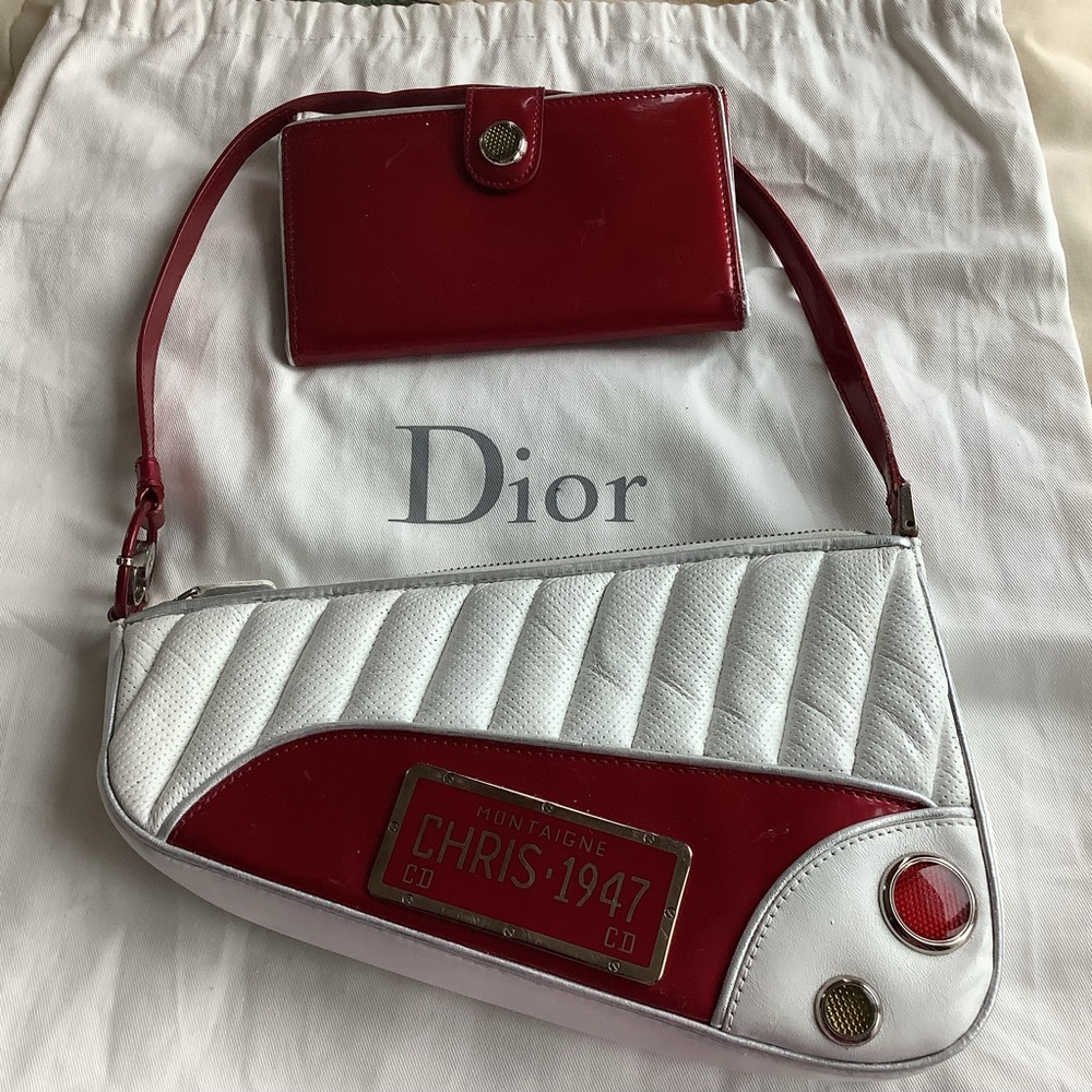 ❤️ Dior Montaigne Cadillac 1947 Saddle Bag & wallet